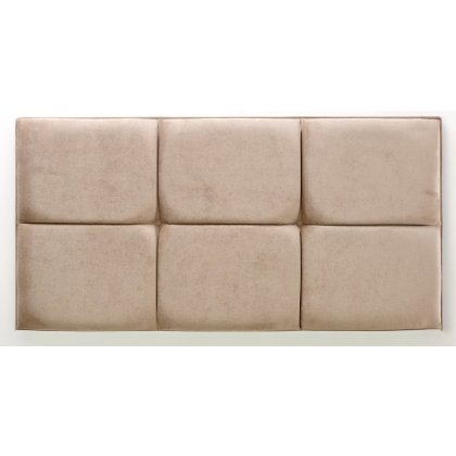 Six Square Headboard (Strutted - 4 Sizes Available) by Aurora Beds