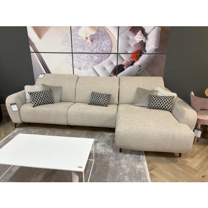 Babylon Chaise Sofa with Recliners (Showroom Clearance)