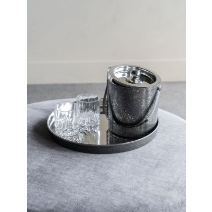 Dusky Finish Round Bar Tray 34cm