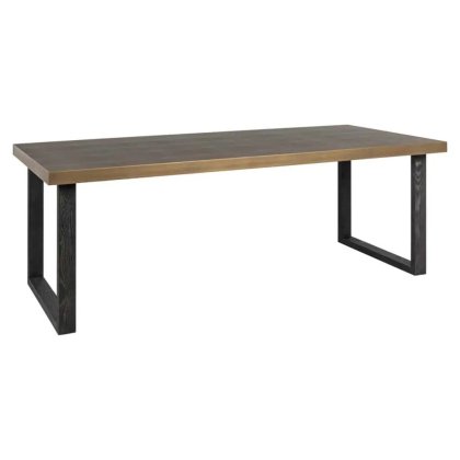 Bloomford 200 x 100cm Dining Table (with Glass Top) by Richmond Interiors