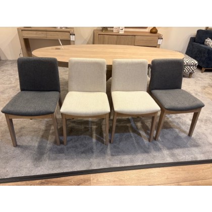 Falco 235 x 115cm Dining Table & 4 Chairs Set by Vida Living (Showroom Clearance)