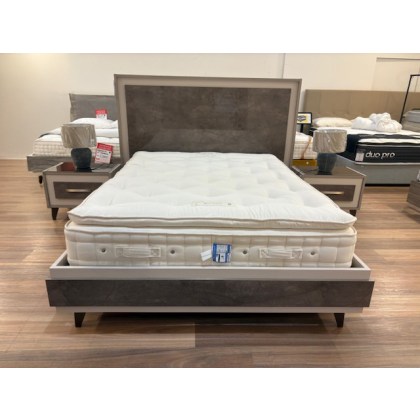 Ambra Kingsize Bedframe, 2 Bedsides & Tall Chest Set (Showroom Clearance)