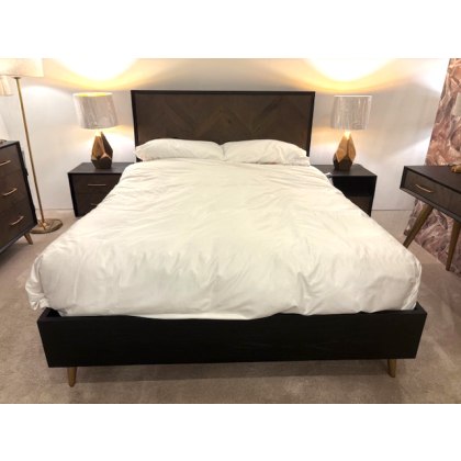 Sienna Kingsize Bedframe & 2 Bedsides by Bentley Designs (Showroom Clearance)