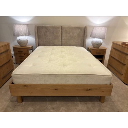 Luma Kingsize Bedframe & 2 x Bedsides Set by Bentley Designs (Showroom Clearance)