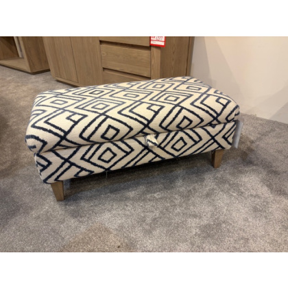 Vermont Ottoman Stool by Alstons (Showroom Clearance)