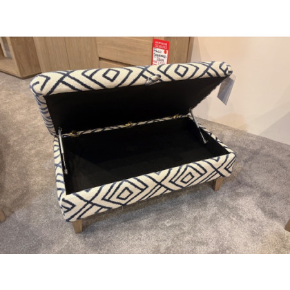 Vermont Ottoman Stool by Alstons (Showroom Clearance)