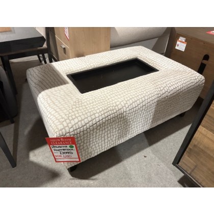 Atlanta Rectangle Stool by Meridian (Showroom Clearance)