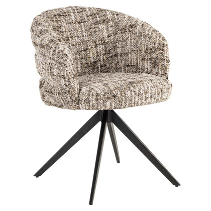 Serenity Swivel Dining Chair (Omara Brown) by Richmond Interiors Serenity Swivel Dining Chair (Omara Brown) by Richmond Interiors