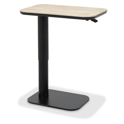 Rilo Height Adjustable Sofa Table (Beige Sintered Stone) by Bentley Designs Rilo Height Adjustable Sofa Table (Beige Sintered Stone) by Bentley Designs