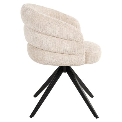 Serenity Swivel Dining Chair (Niagara Beige) by Richmond Interiors Serenity Swivel Dining Chair (Niagara Beige) by Richmond Interiors