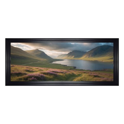 Panoramic View Of Scottish Highlands In Autumn 140 x 55cm