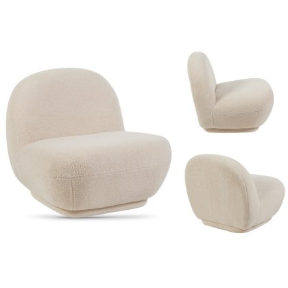 Mazie Accent Chair (Fawn Fabric)