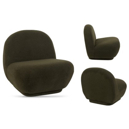 Mazie Accent Chair (Green Fabric)