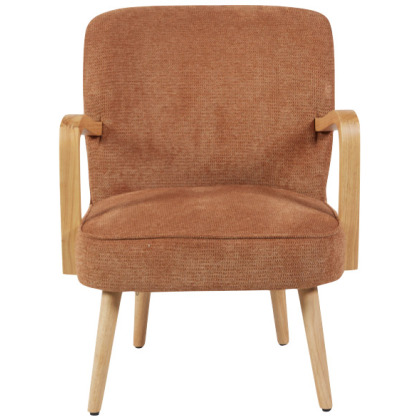 Eloise Accent Chair (Copper Fabric)