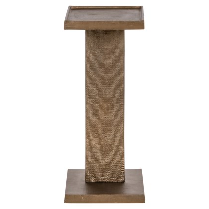 Foley Brass Antique End Table by Richmond Interiors Foley Brass Antique End Table by Richmond Interiors