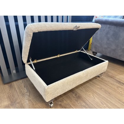 Olly Legged Ottoman by Alstons (Showroom Clearance)