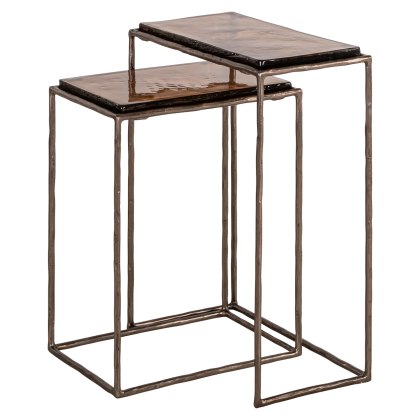 Villano Bronze End Tables (Set of 2) by Richmond Interiors