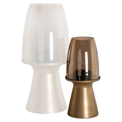 Danea Hurricane Brushed Gold Table Lamp Small by Richmond Interiors Danea Hurricane Brushed Gold Table Lamp Small by Richmond Interiors