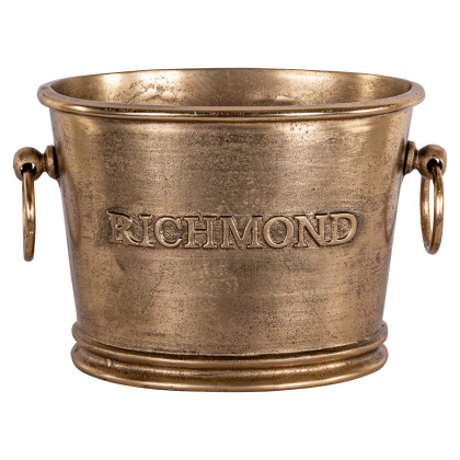 Vinova Brass Antique Wine Cooler by Richmond Interiors Vinova Brass Antique Wine Cooler by Richmond Interiors
