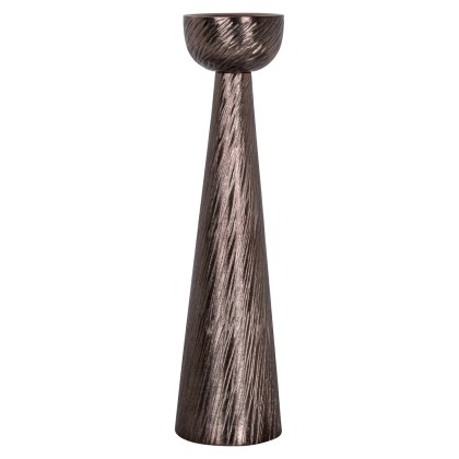 Saphira Smoke Small Candle Holder by Richmond Interiors