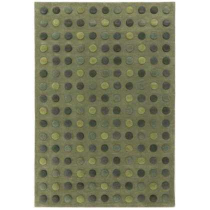 Dotty Green Rug by Asiatic