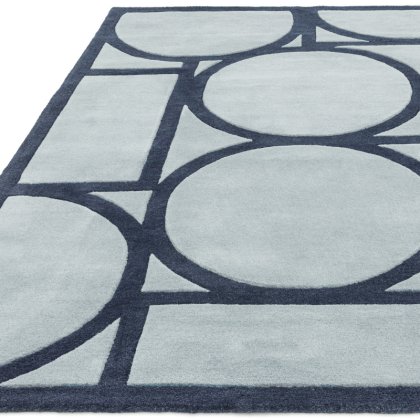 Metro Blue Rug by Asiatic