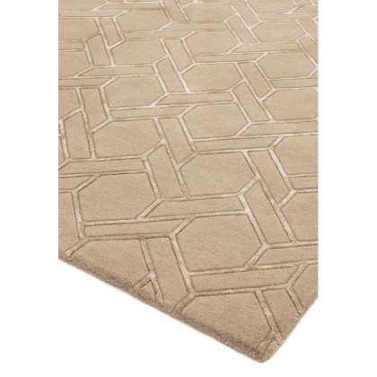Nexus Fine Lines Sand Rug by Asiatic