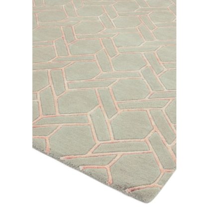Nexus Fine Lines Silver/Pink Rug by Asiatic