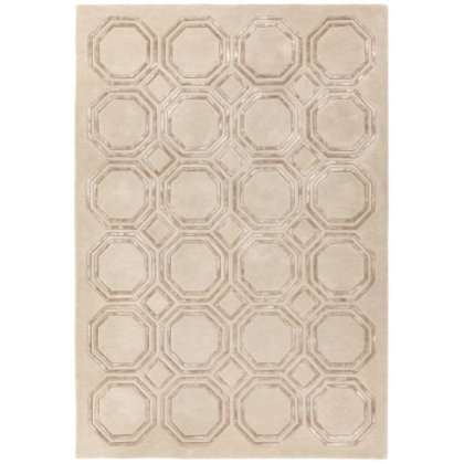 Nexus Octagon Beige Rug by Asiatic