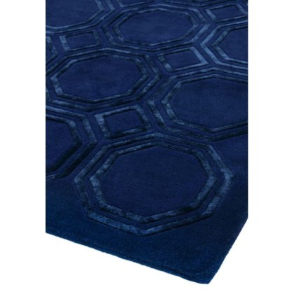 Nexus Octagon Navy Rug by Asiatic