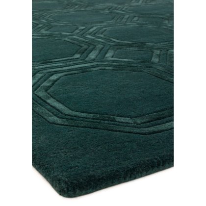 Nexus Octagon Petrol Rug by Asiatic