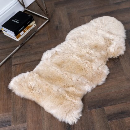Beige Sheepskin Rug XXL Beige Sheepskin Rug XXL