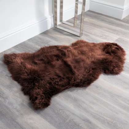 Brown Sheepskin Rug XXL Brown Sheepskin Rug XXL