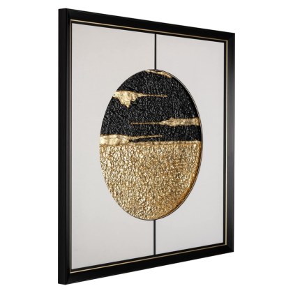 Moon Wall Art Black/Gold