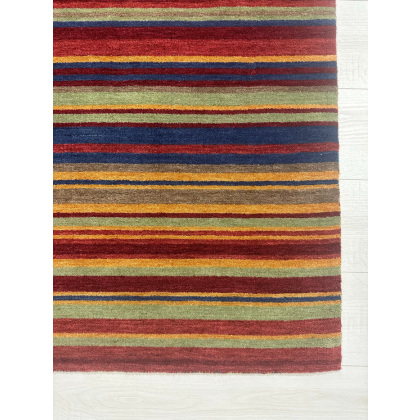 Spice Chilli Stripe Rug by Gooch