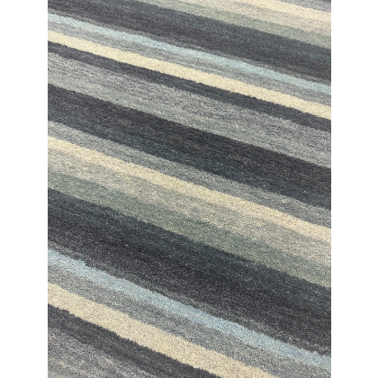 Spice Pepper Stripe Rug by Gooch