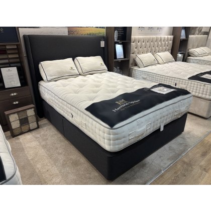 Harrison Spinks Emerald Kingsize Mattress, Divan & Winged Headboard Set (Showroom Clearance)
