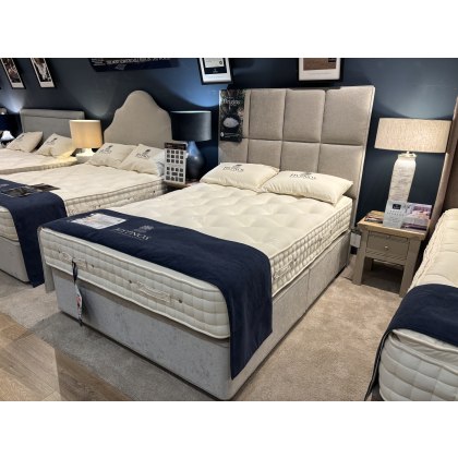 Hypnos Natural Wool Excellence Kingsize Divan & Headboard Set (Showroom Clearance)