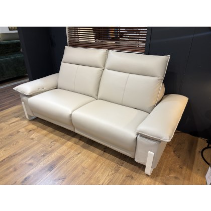 Sereno 220cm Sofa with Electric Recliners by ROM (Showroom Clearance)