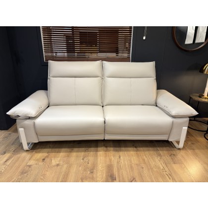 Sereno 220cm Sofa with Electric Recliners by ROM (Showroom Clearance)