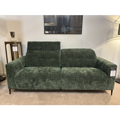Kasia 210cm Sofa with Electric Recliner by ROM (Showroom Clearance)