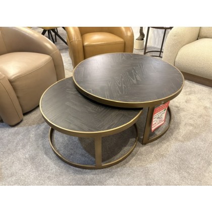 Blackbone Nest of Coffee Tables by Richmond Interiors (Showroom Clearance)