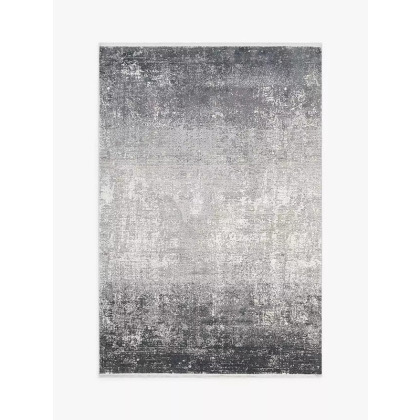 Toros Distressed Ombre Charcoal Rug by Gooch