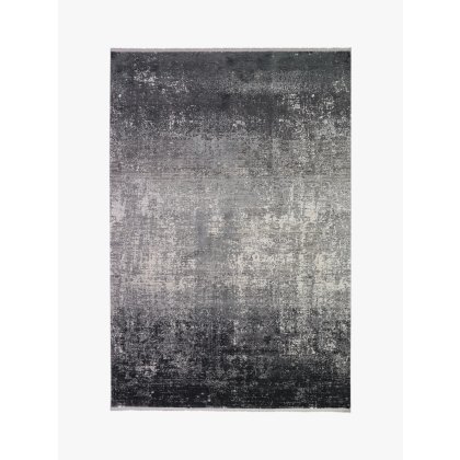 Toros Distressed Ombre Charcoal Rug by Gooch