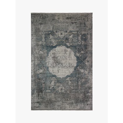 Toros Distressed Mamluk Blue Rug by Gooch