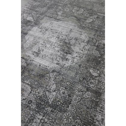 Toros Distressed Mamluk Silver Rug by Gooch
