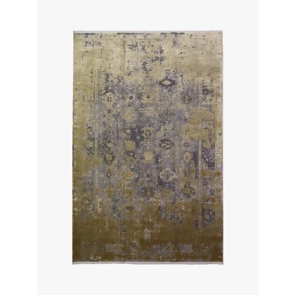 Toros Distressed Ziegler Gold Rug by Gooch