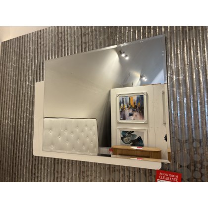 Onda White 120x90cm Mirror (Showroom Clearance)