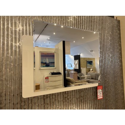 Onda White 120x90cm Mirror (Showroom Clearance)