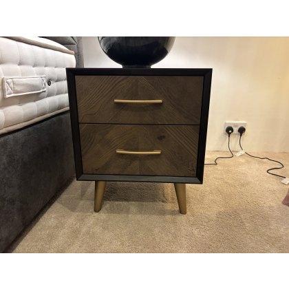 Sienna 2 Drawer Bedside by Bentley Designs (Showroom Clearance)